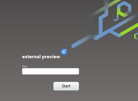 External Preview Login