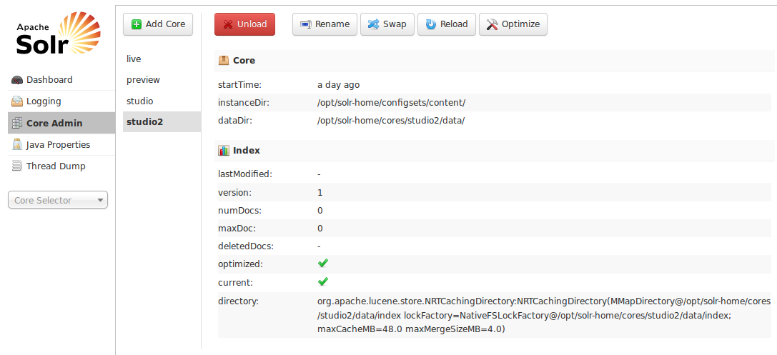 New Solr Core