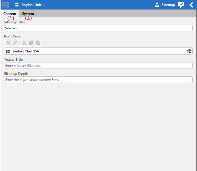 Document form with content and metadata properties