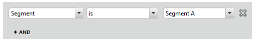 Segment condition example