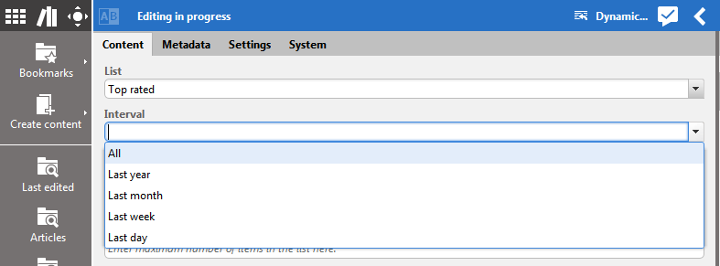 Dynamic Elastic Social List