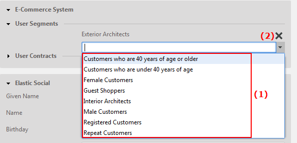 Commerce User Segment