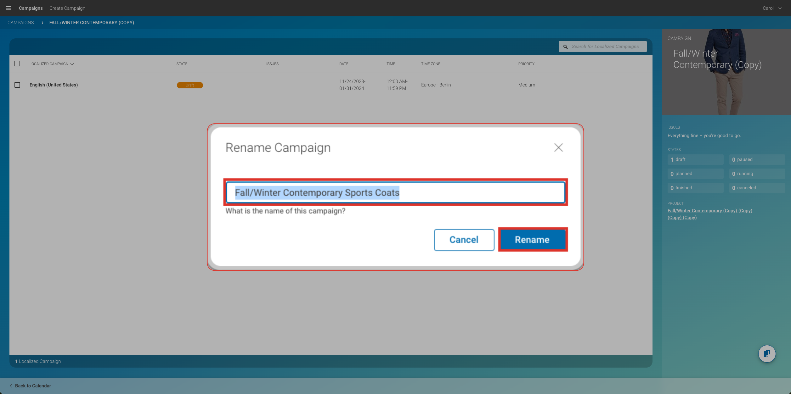 Rename Campaign 07 duplicate campaign
