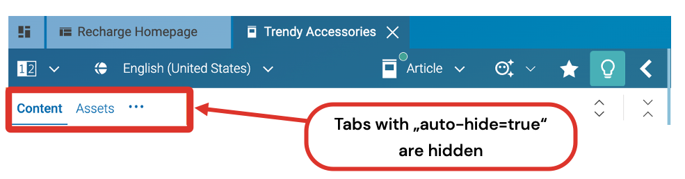 4 auto hide feature a