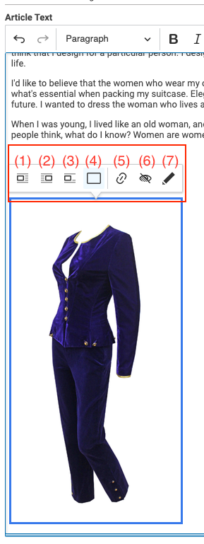 create article editing pic